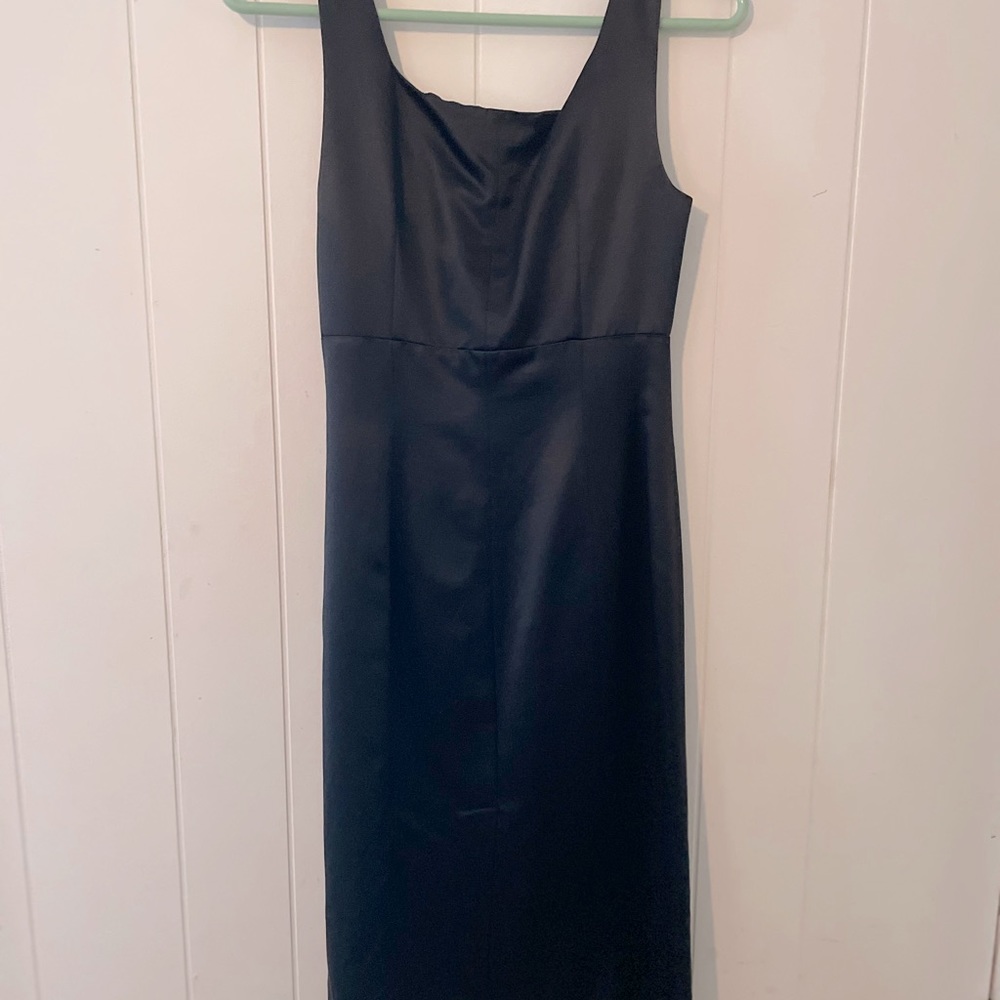 Black satin BANANA REPUBLIC dress